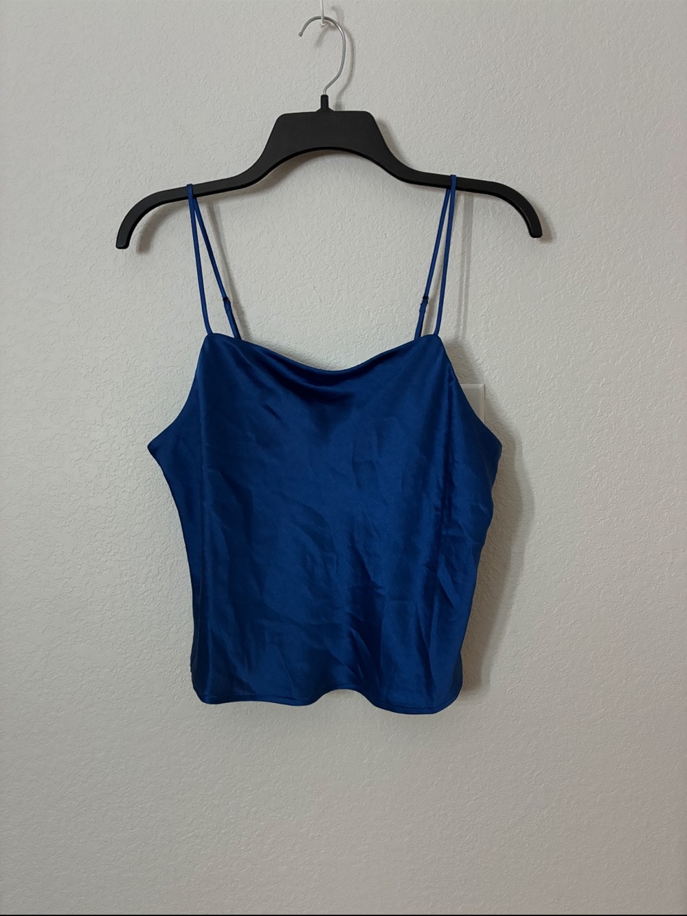 NWT Satin Madewell Cowl Neck Cami Size M